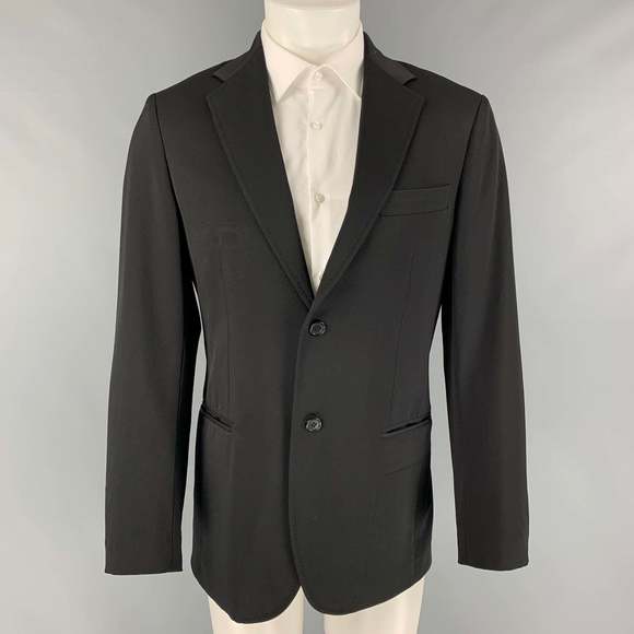 FENDI Other - FENDI Regular Black Wool Notch Lapel Sport Coat